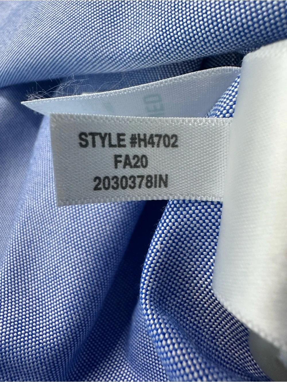 J. Crew Men's Light Blue Pina Cotton Button-Down Dress Shirt